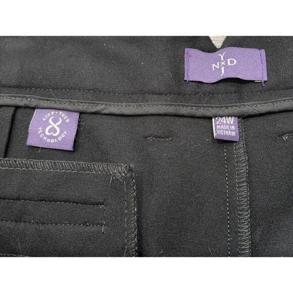 NWT Not Your Daughters Jeans NYJD Pants Straight Leg Slimming Stretch 24W New - Picture 4 of 6